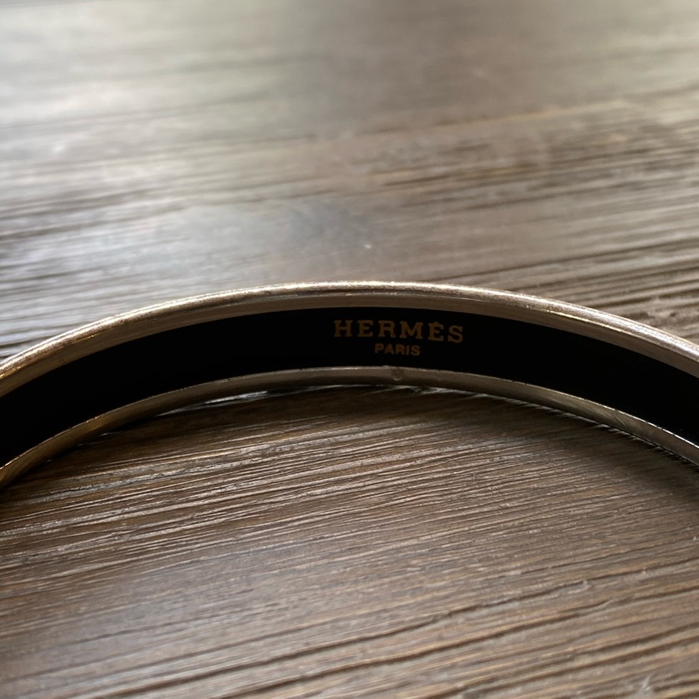 HERMES Caleche Enamel Bangles - Picture 4 of 8